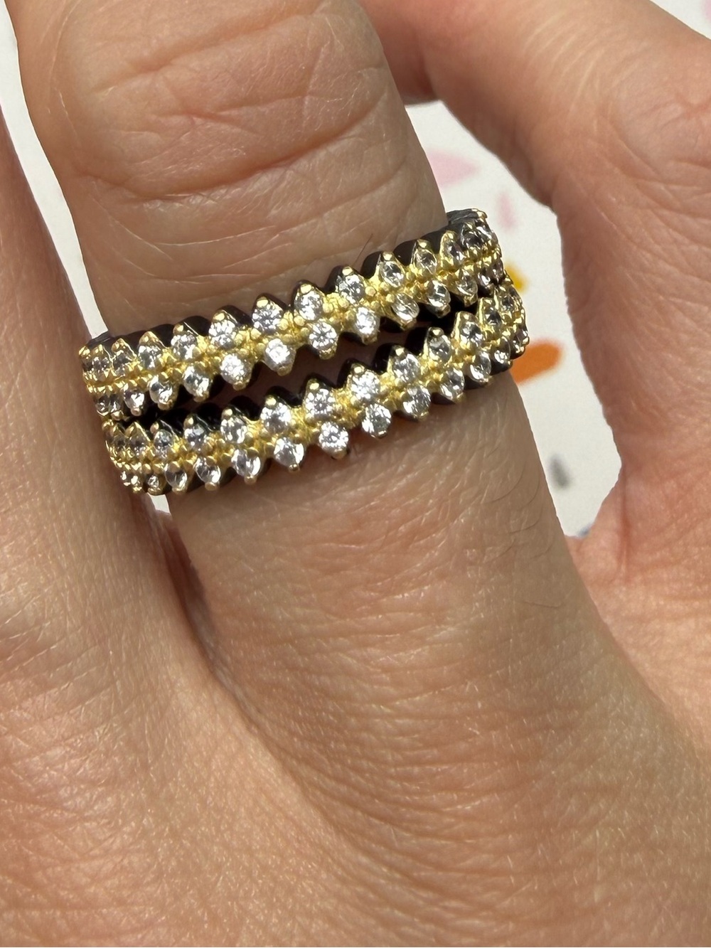 Freida Rothman Stacking Rings Sterling silver Size 6 new - Picture 1 of 5